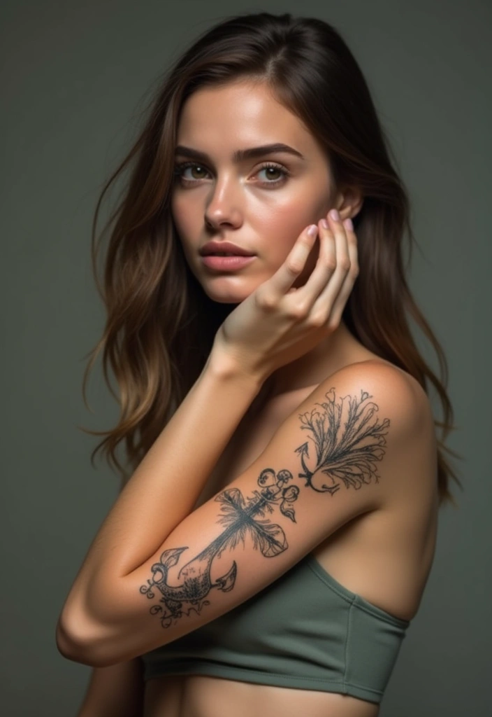 30 Elbow Tattoo Designs with Unique and Eye-Catching Styles - 8. Symbolic Tattoos