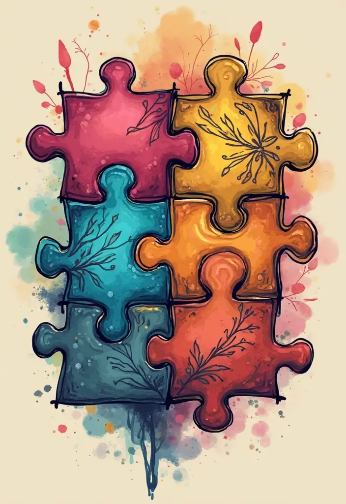 50 Family Tattoo Ideas to Celebrate Love and Connection 8 50 Family Tattoo Ideas to Celebrate Love and Connection - 8. Puzzle Piece Tattoos