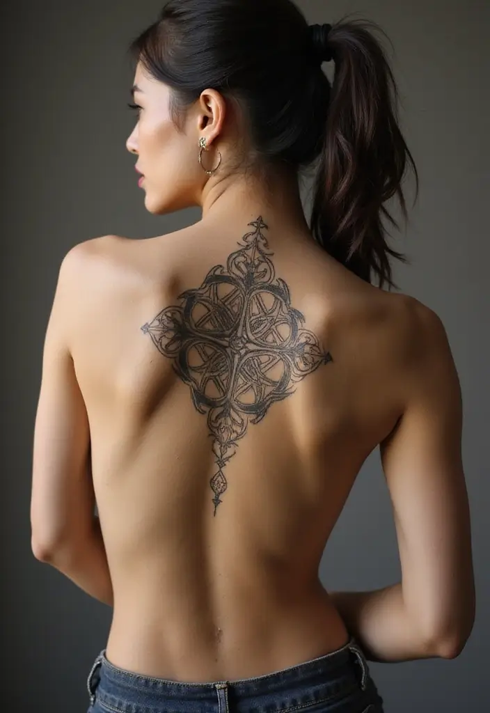 30 Money Tattoo Designs with Symbolism and Creative Styles - 8. The Prosperity Knot