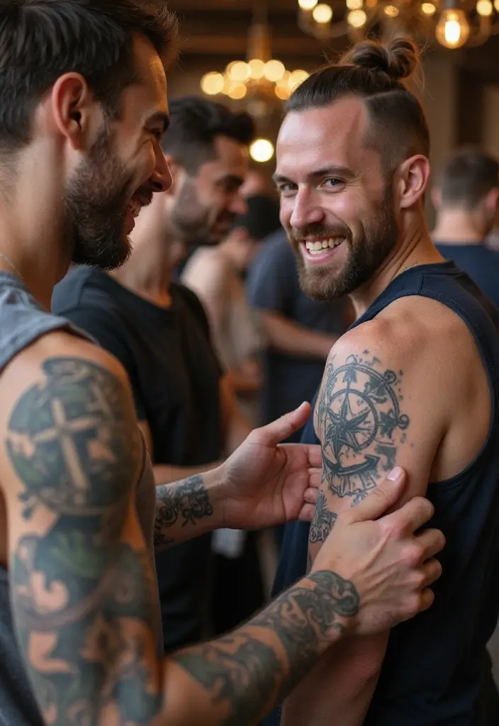 50 Nautical Star Tattoo Meaning Facts and Inspirations 8 50 Nautical Star Tattoo Meaning Facts and Inspirations - 8. Community and Belonging