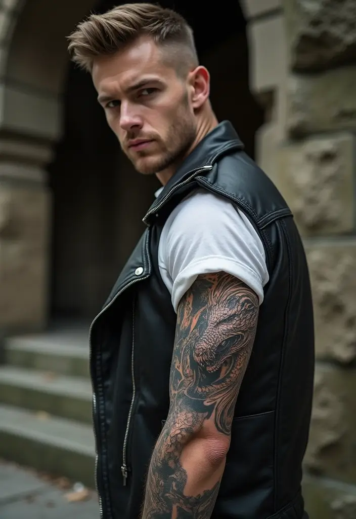 30 Viking Tattoo Designs with Historical and Mythological Meaning 8 30 Viking Tattoo Designs with Historical and Mythological Meaning - 8. The Dragon - A Symbol of Power