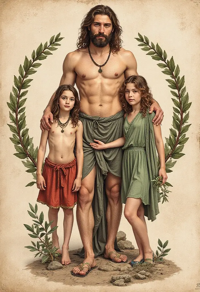 30 Zeus Tattoo Meanings and Design Inspirations - 8. The Family Tree of Gods