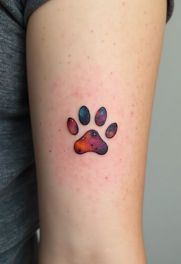 50 Creative Corgi Tattoo Ideas for Dog Lovers 9 50 Creative Corgi Tattoo Ideas for Dog Lovers - 9. Corgi Paw Print