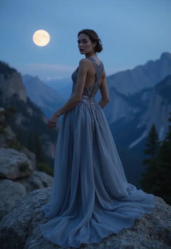 30 Moon Phase Tattoo Ideas with Symbolism and Elegant Designs 9 30 Moon Phase Tattoo Ideas with Symbolism and Elegant Designs - 9. Moon Over Mountains