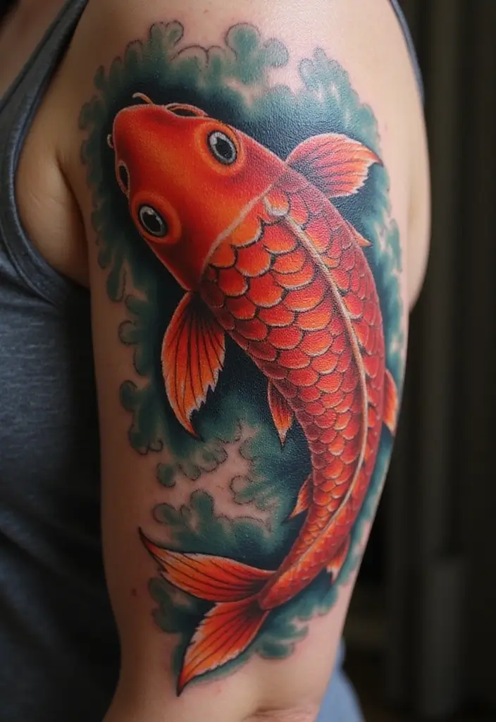 30 Red Koi Fish Meaning Ideas and Symbolism Explained 9 30 Red Koi Fish Meaning Ideas and Symbolism Explained - 9. The Art of Koi Tattoos