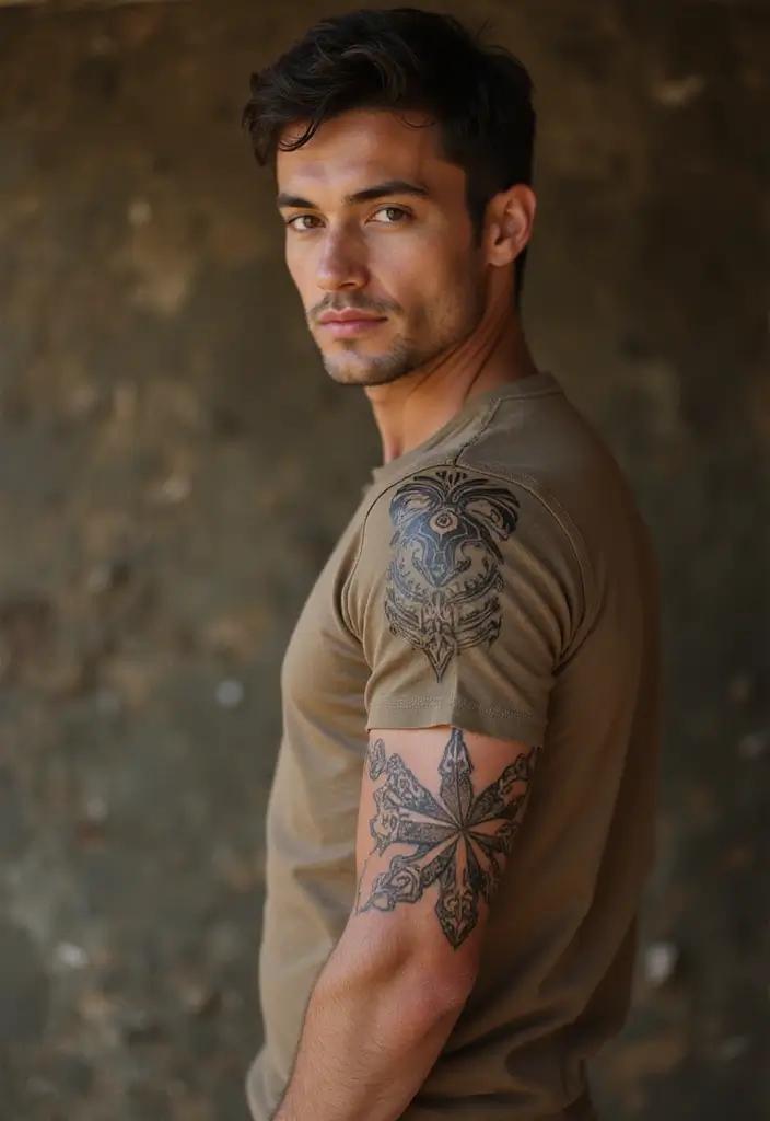 30 Star Tattoos for Men with Bold and Inspiring Ideas 9 30 Star Tattoos for Men with Bold and Inspiring Ideas - 9. Tribal Star: Cultural Significance