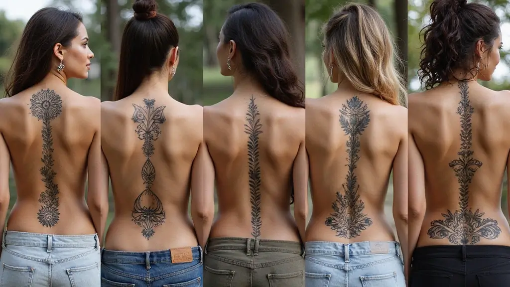 50 Baddie Women’s Spine Tattoos That Look Absolutely Stunning