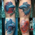 50 Betta Fish Tattoo Ideas with Unique and Colorful Designs