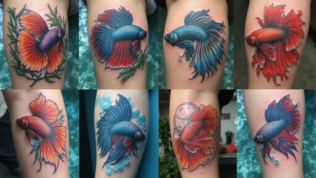 50 Betta Fish Tattoo Ideas with Unique and Colorful Designs