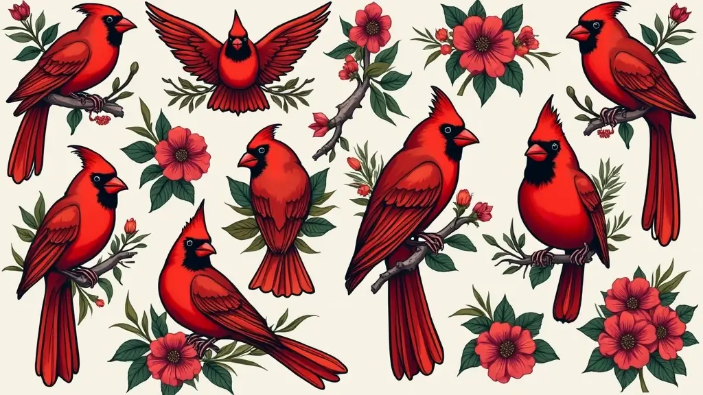 50 Cardinal Tattoo Ideas with Symbolism and Beautiful Designs