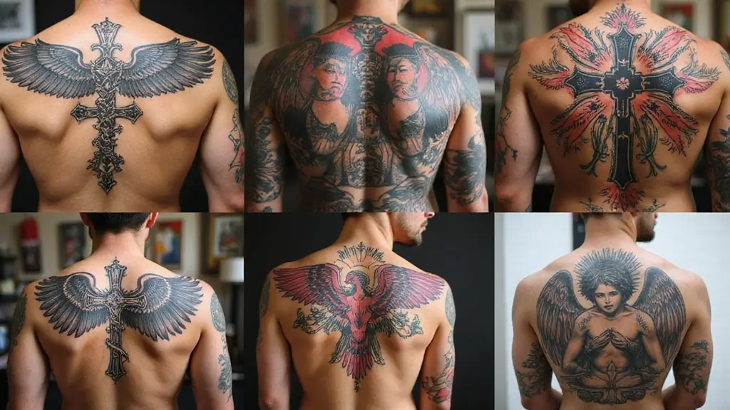 50 Christian Back Tattoos with Meaningful and Powerful Designs