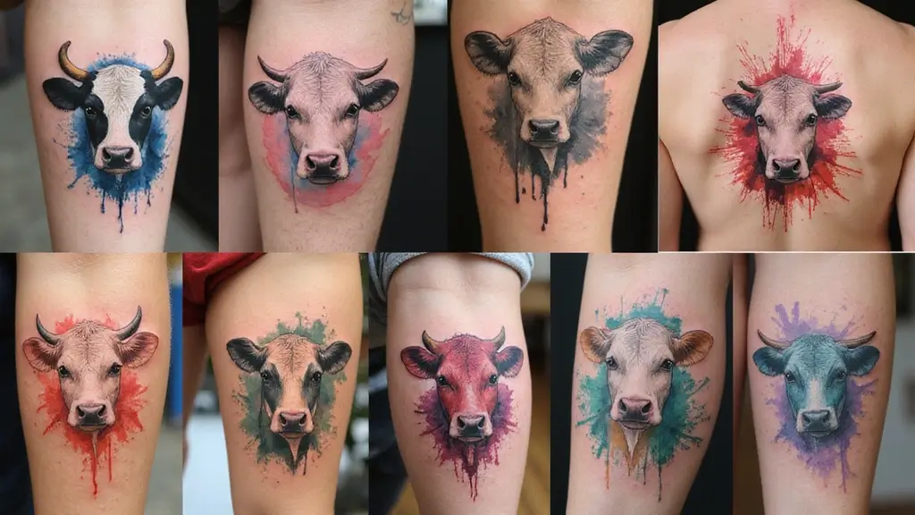 50 Cow Tattoo Designs with Fun and Unique Symbolism