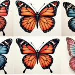 50 Half Butterfly Half Flower Tattoo Designs and Inspirations