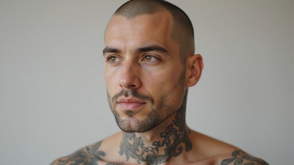 30 Head Tattoos for Men with Unique and Creative Styles