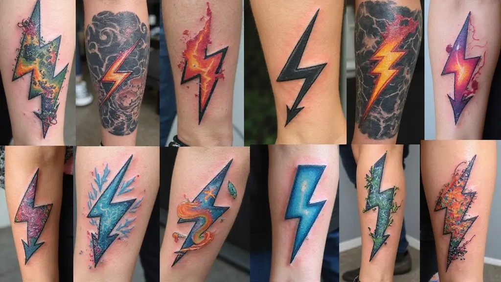 50 Lightning Bolt Tattoos with Bold and Striking Designs