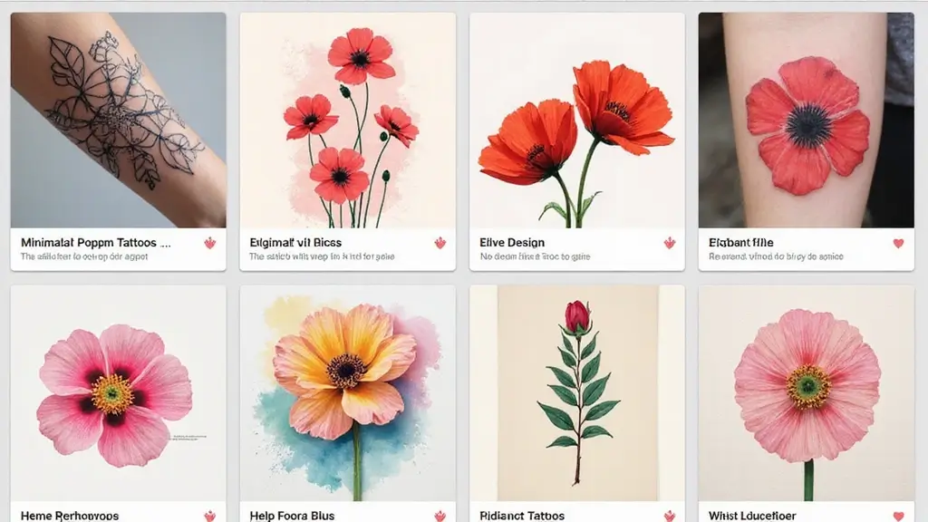 30 Poppy Tattoo Ideas with Symbolic Meanings