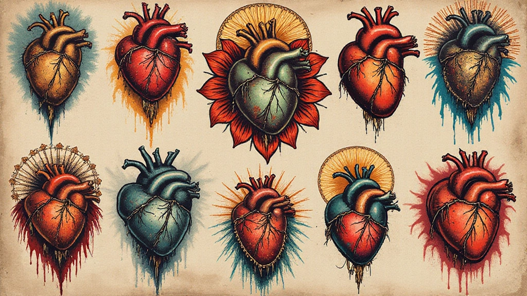 30 Sacred Heart Tattoo Ideas with Spiritual Symbolism