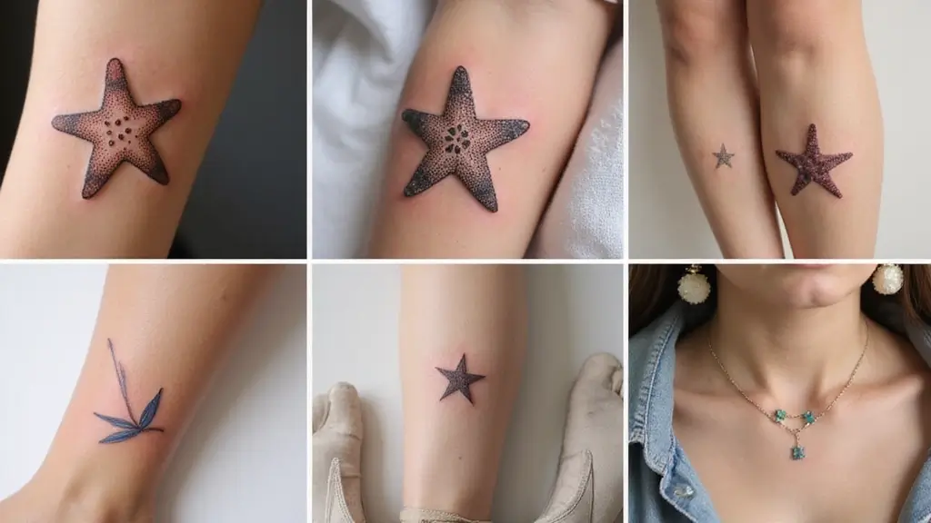30 Simple Starfish Tattoo Ideas with Minimalist Symbolism