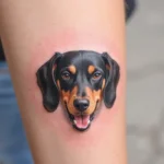 50 Small Wiener Dog Tattoos with Cute and Minimalist Designs