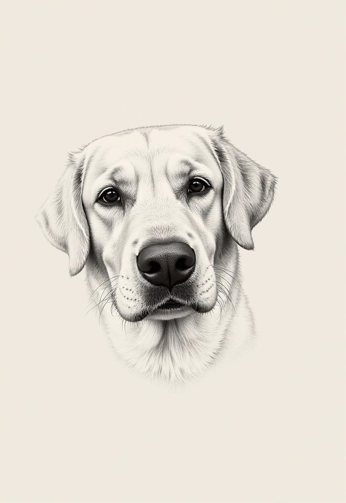 30 Golden Retriever Memorial Tattoos Honoring Beloved Pets - 10. A Simple Nose Print