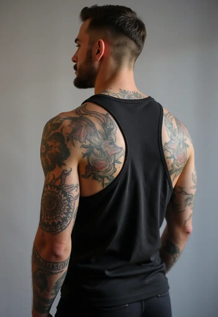30 Lightning Tattoos for Men That Electrify Style - 10. Lightning Mandala Fusion