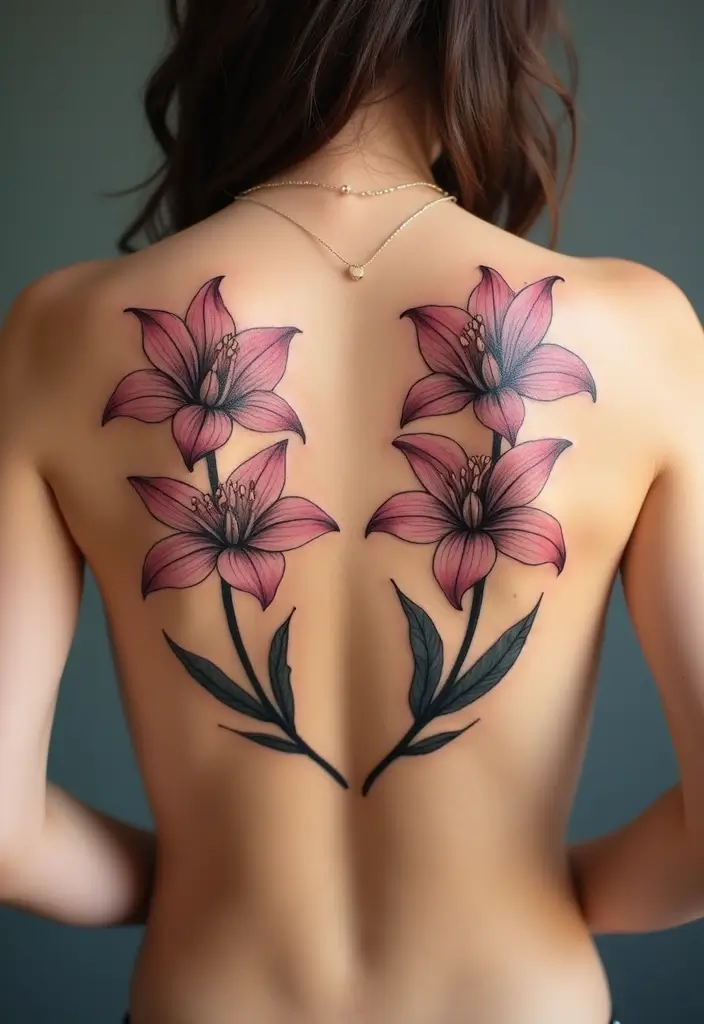 30 Lily Tattoos for Men That Balance Strength and Elegance - 10. Dual Lily Tattoos