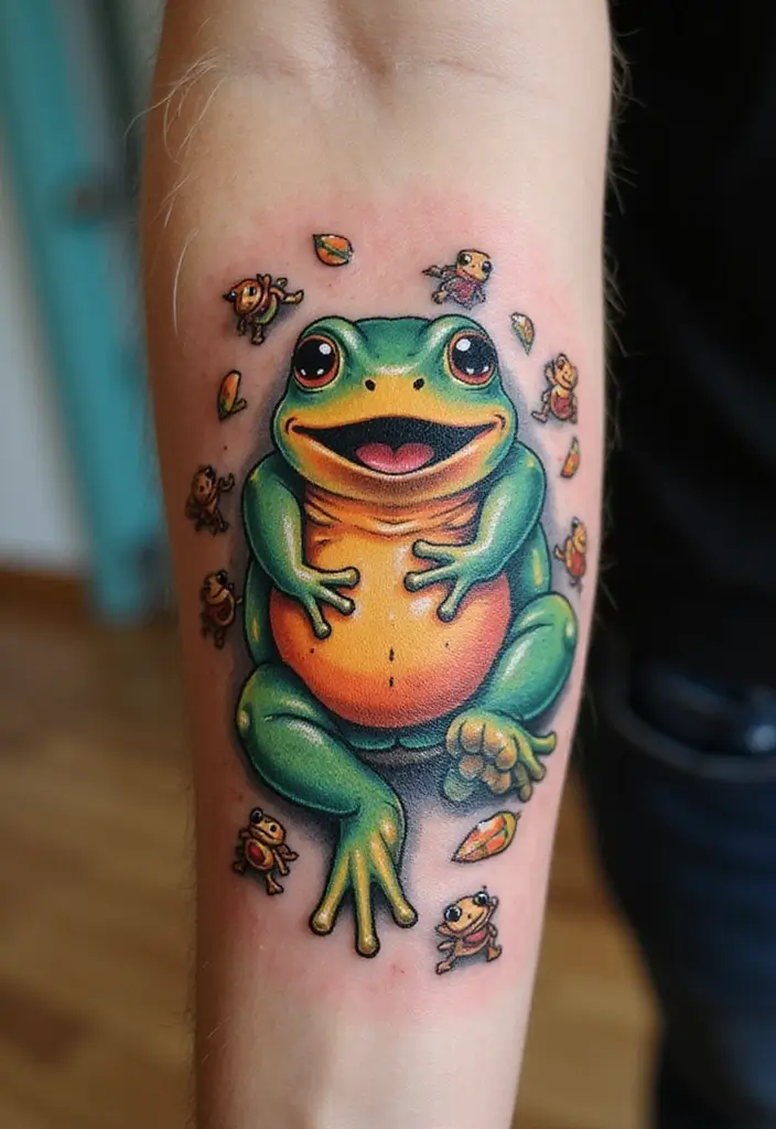 30 Naruto Tattoo Symbols for True Anime Fans - 10. Toad Summoning Seal