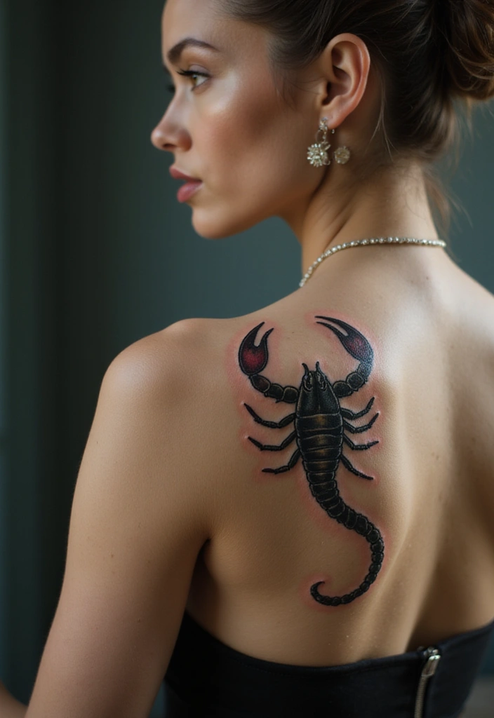 30 Scorpion Tattoo on Hand Meaning and Bold Designs - 10. Traditional Scorpion Tattoos: Classic and Timeless