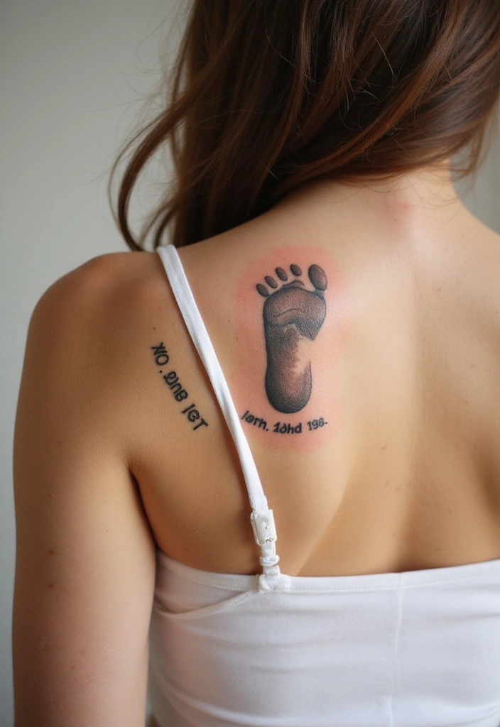 30 Shoulder and Back Tattoos for Women That Look Stunning - 10. Personal Mementos
