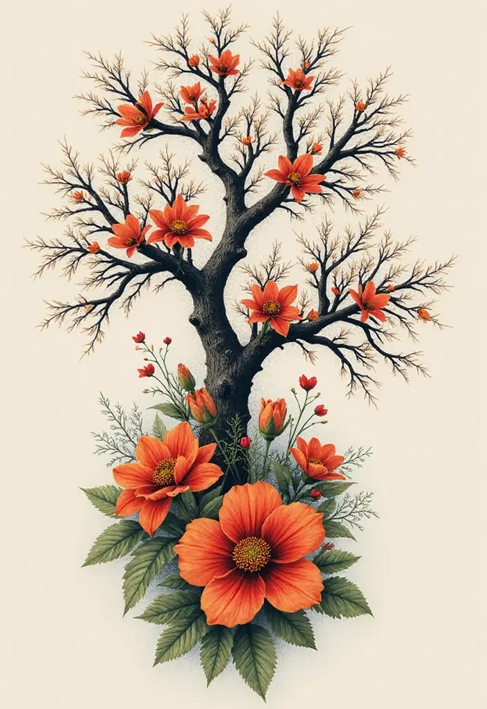 30 Supernatural Tattoos Inspired by the Series and Beyond - 10. Nature-Inspired Designs