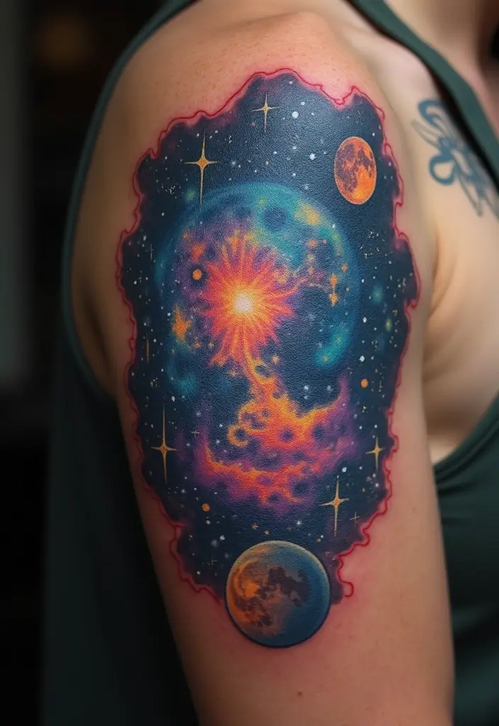30 Tattooing Is Beauty Enhancement Ideas to Inspire You - 10. Stars and Celestial Bodies