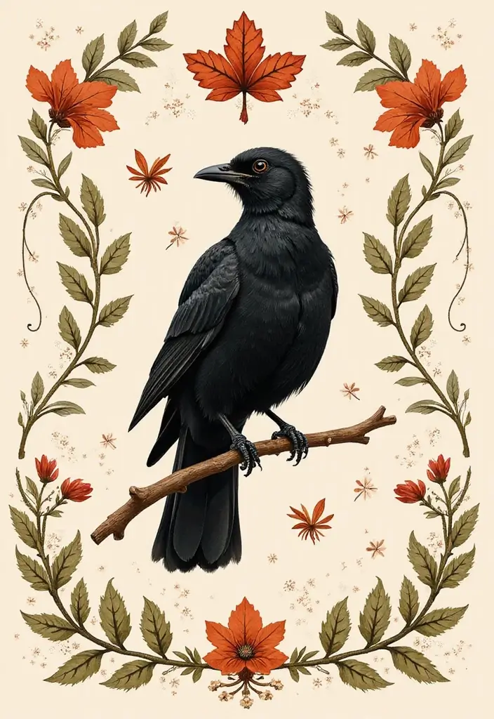 30 Black Bird Tattoo Meaning and Unique Designs - 11. Connection to Ancestors