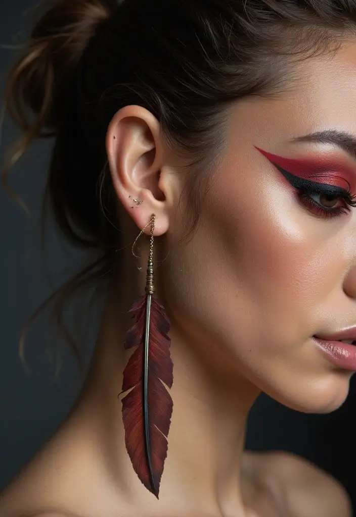 30 Feather Tattoo Behind Ear Meaning and Ideas - 11. Strength and Resilience