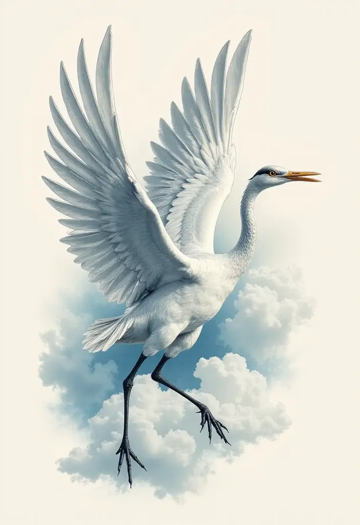 30 Japanese Sleeve Tattoo Designs for Bold Ink Lovers - 11. Winged Cranes