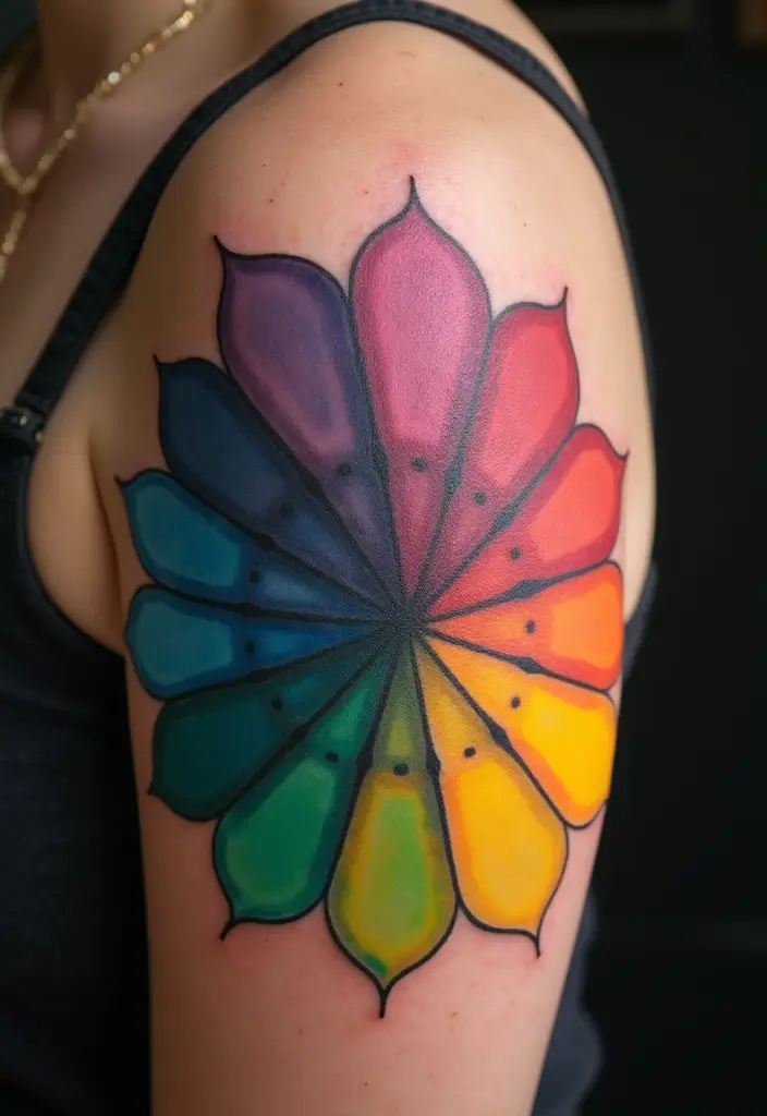 30 Tattooing for Beginners Shading Tips and Ideas - 11. Utilizing Color Theory