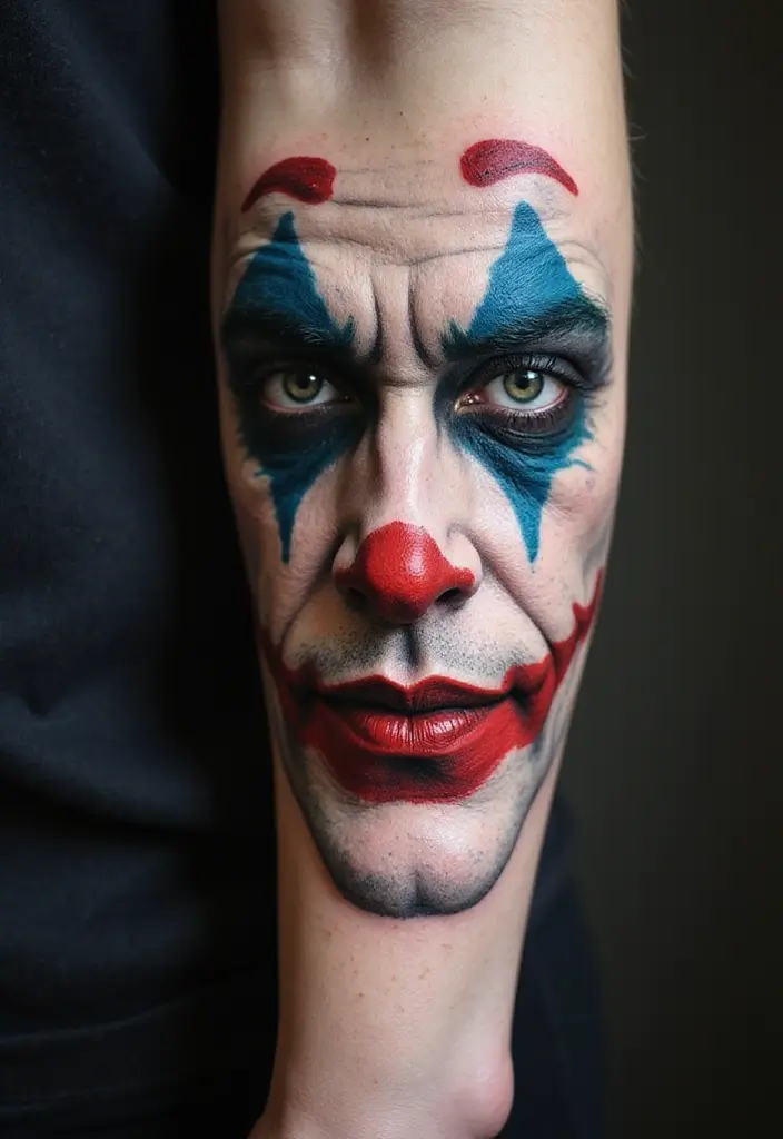 30 The Joker Tattoo Meaning and Unique Designs - 11. The Joker's Eyes