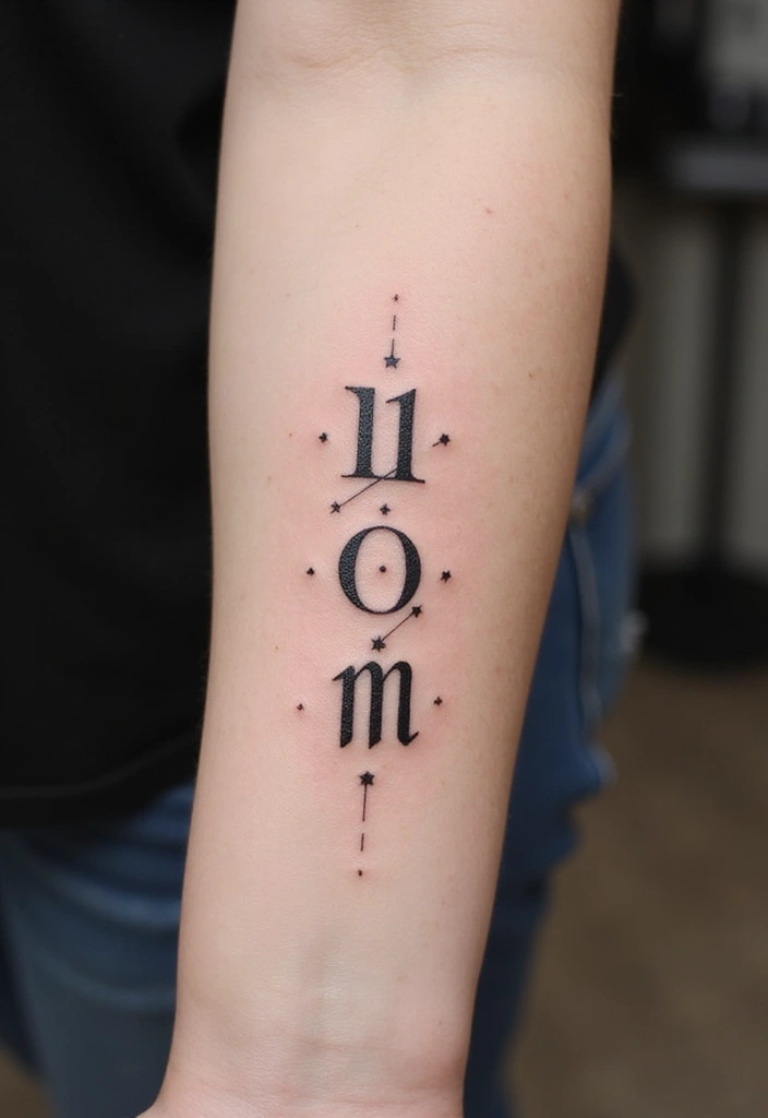 30 Unbreakable Bond Tattoo Inspirations Full of Emotion - 11. Roman Numerals