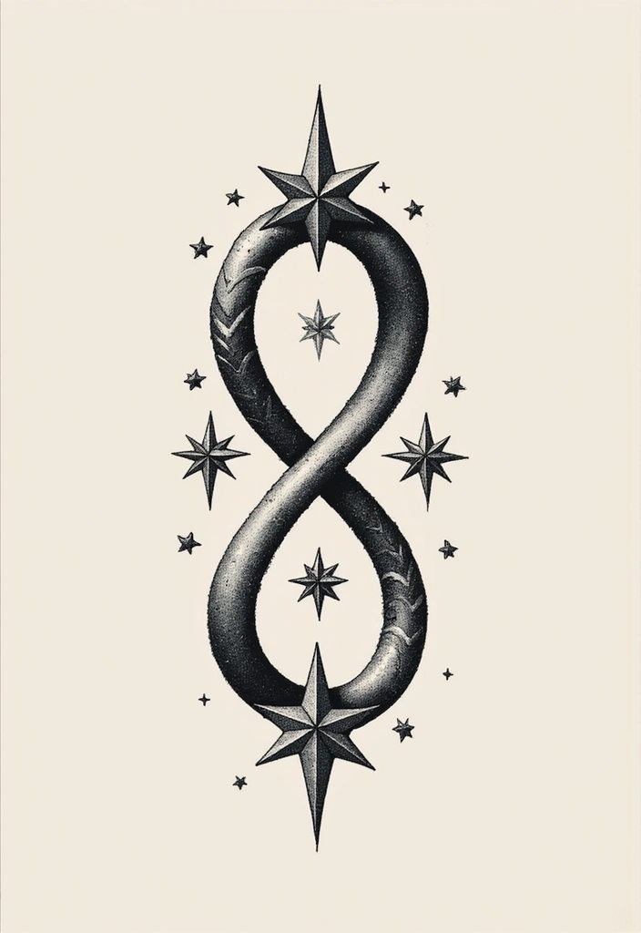 30 LDRSHIP Tattoo Ideas Inspired by Military Values - 12. The Infinity Link