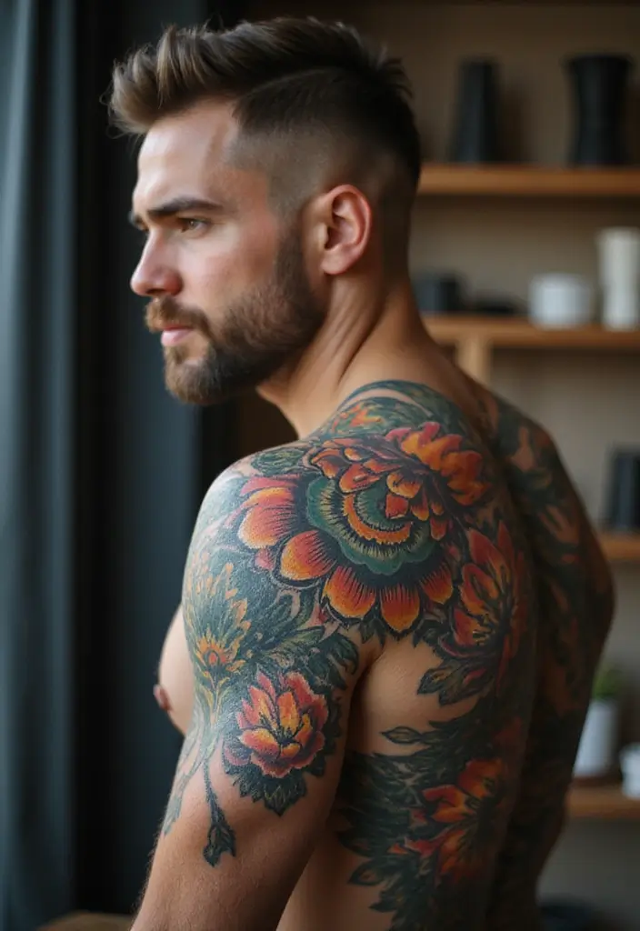 30 Most Popular Body Parts for Men to Tattoo - 12. Shoulder Tattoos