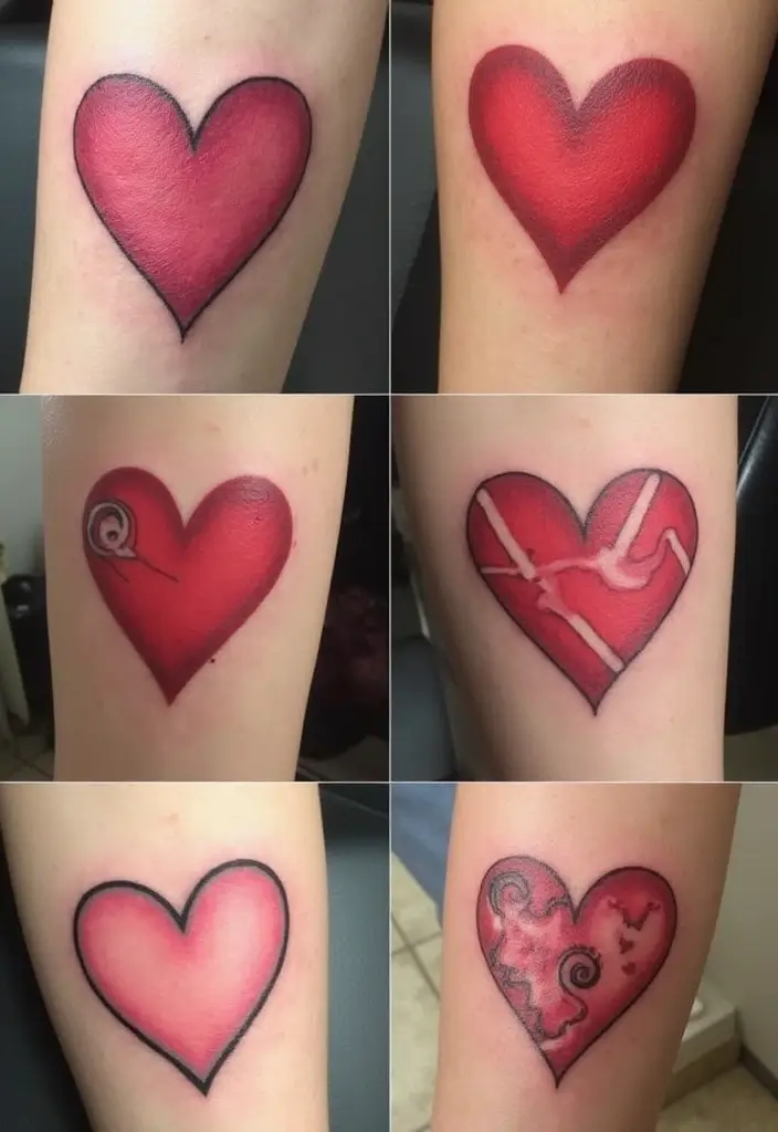 30 Sexiest Tattoos for Women with Confident Style - 12. Heart Tattoos