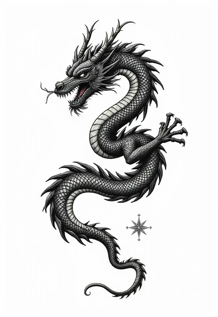 30 Tattoos That Signify Strength and Resilience - 12. Dragon Tattoo