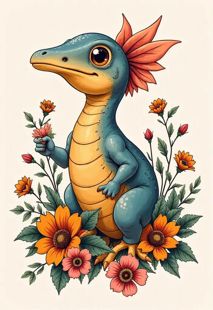 30 Dino Tattoo Meaning and Creative Design Ideas - 13. Compsognathus: The Small but Mighty
