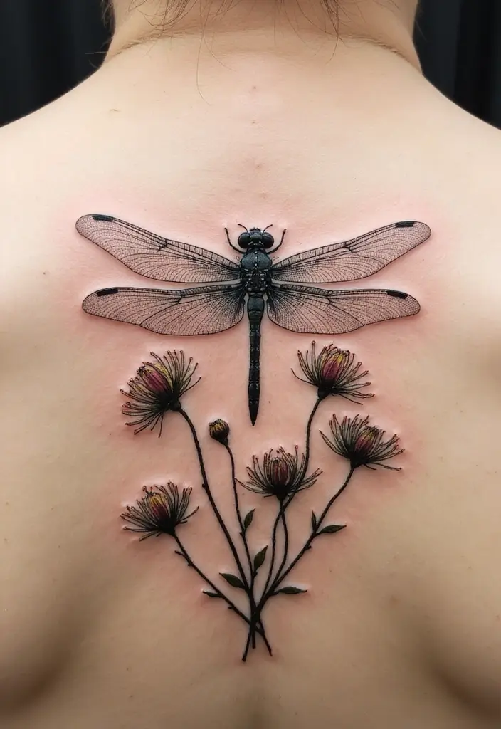 30 Dragonfly Tattoo Symbolism Ideas with Meaning - 13. Life and Endurance
