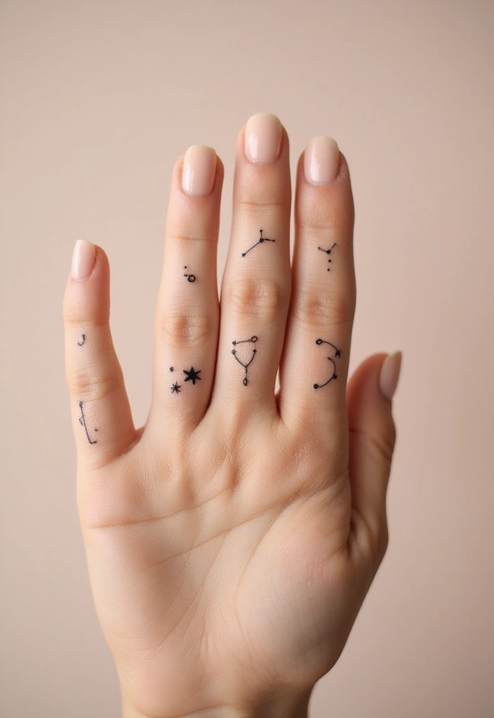30 Finger Tattoo Ideas for Females That Look Stylish - 13. Tiny Dots