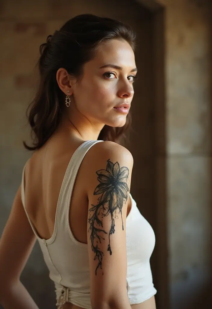 30 Korean Tattoos Symbols with Unique Meaning - 13. Muk (묵) - Ink and Creativity