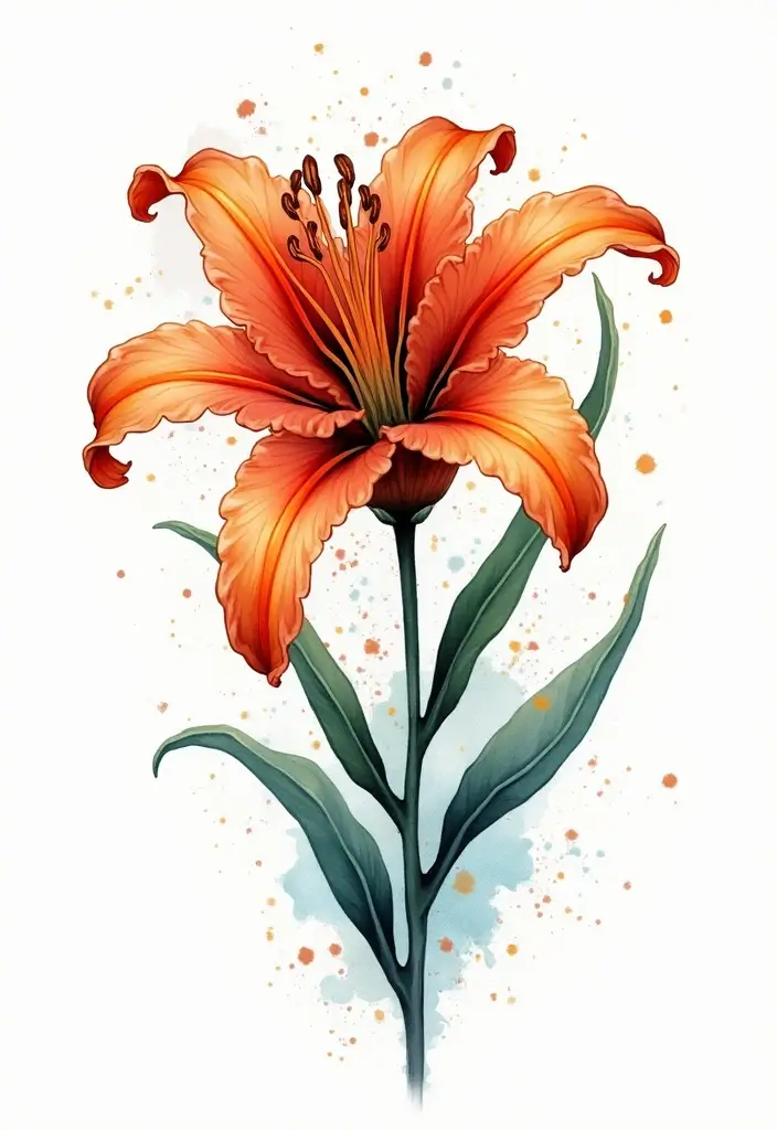 30 Lily Tattoo Symbolism Ideas for Elegant Ink - 13. Creativity and Artistry