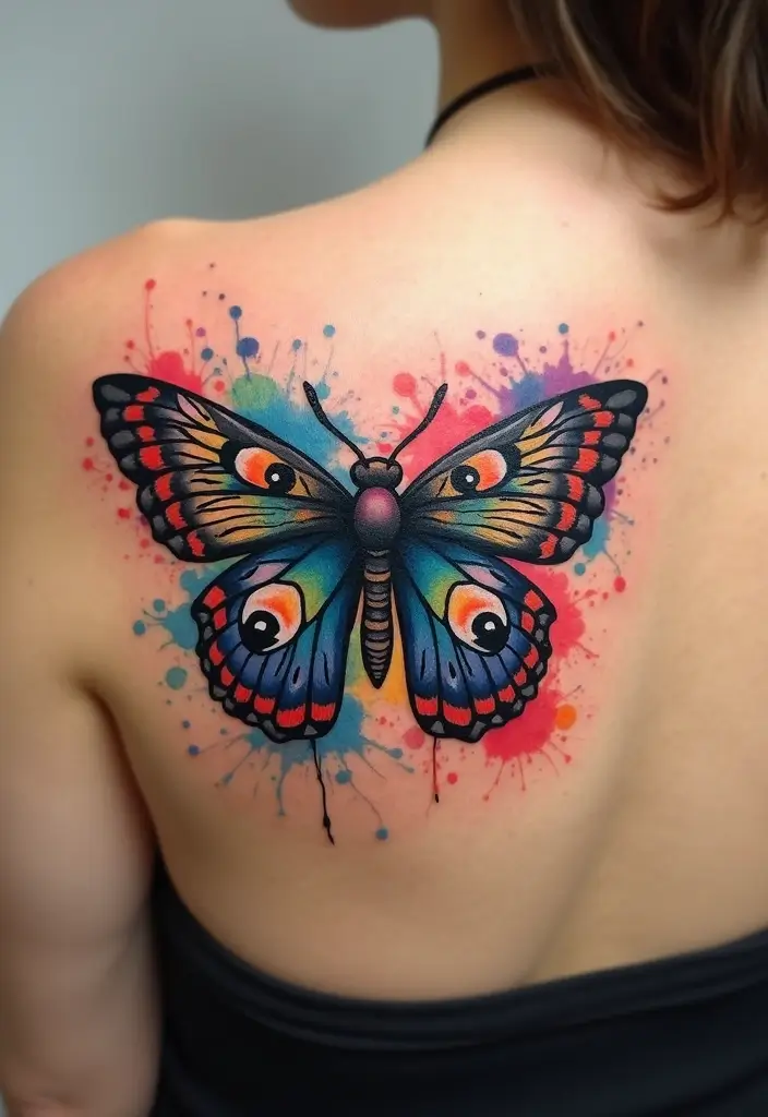 30 Moth Tattoo Designs with Symbolism and Beauty - 13. Abstract Moth Tattoos