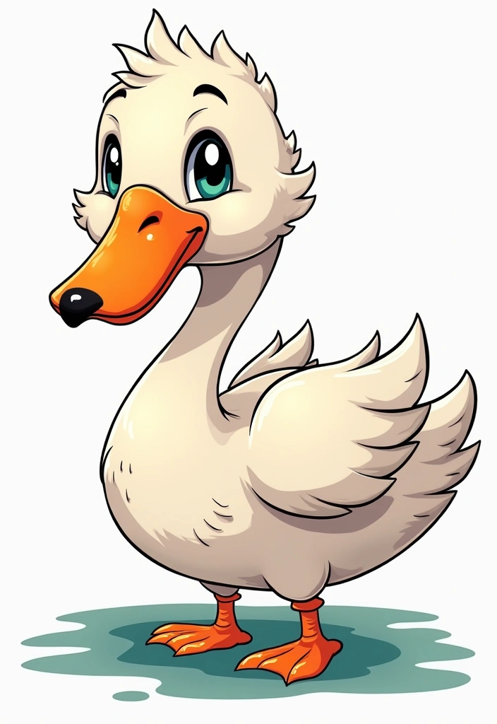 30 Graceful Swan Tattoo Ideas for a Timeless Look - 13. Cartoon Swans