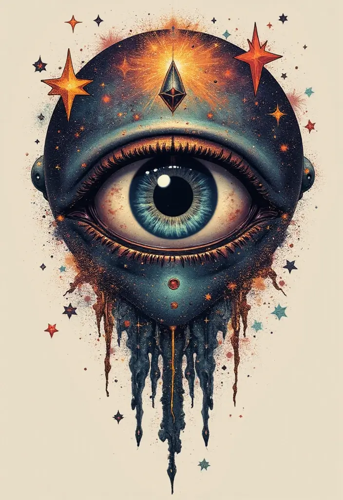 30 Alien Tattoo Meaning and Out-of-This-World Designs - 14. The Alien Eye