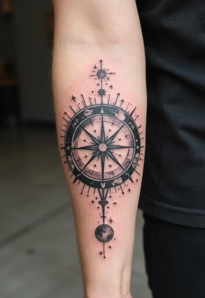 30 Inner Forearm Tattoo Ideas for a Personal Statement - 14. Zodiac Symbols